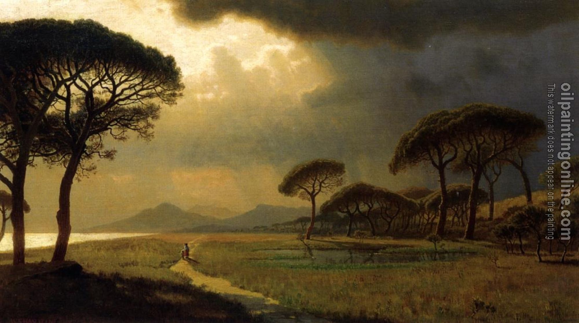 Hazeltine, William Stanley - Morning Light, Roman Campagna